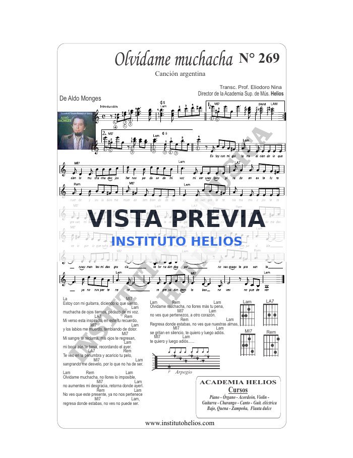 Vista previa de Olvidame muchacha